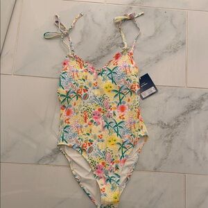 Roller Rabbit Multicolor Tropical One Piece Swimsuit